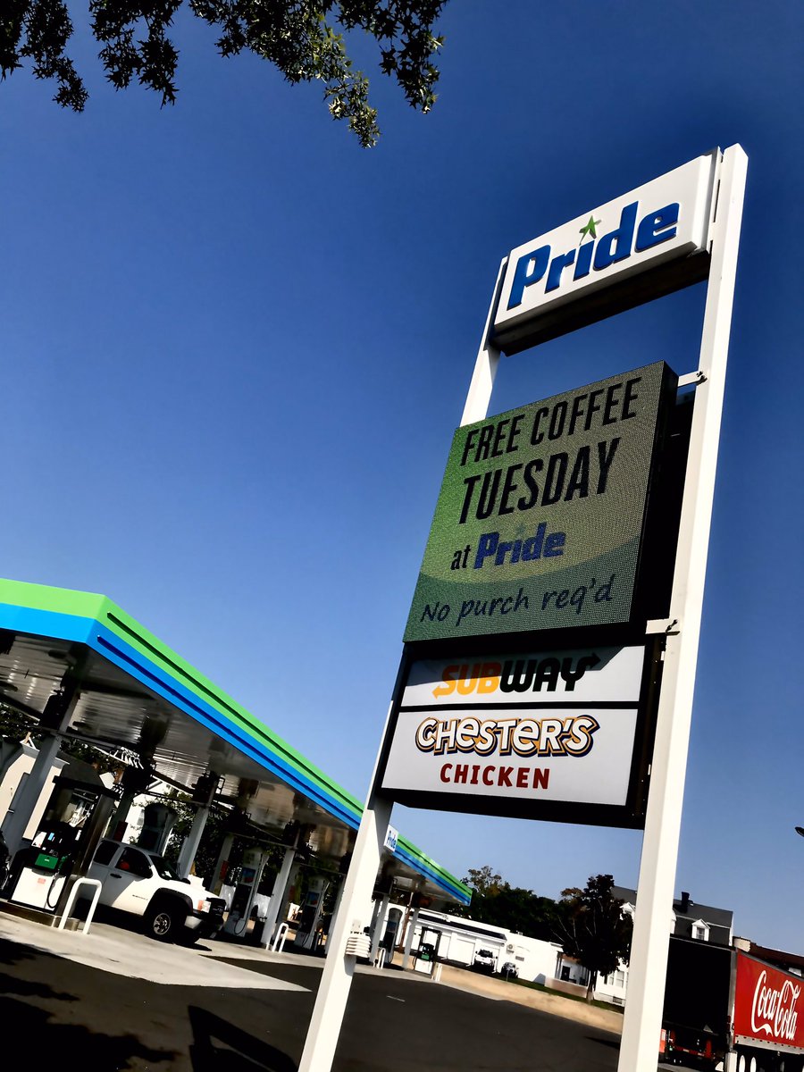 In celebration of National Coffee Day this coming Tuesday (9/29/2020), Pride Stores is offering FREE COFFEE to all! ANY SIZE, Hot or Iced! NO purchase required. #welcometopride #nationalcoffeeday #coffeegram #igers413_food