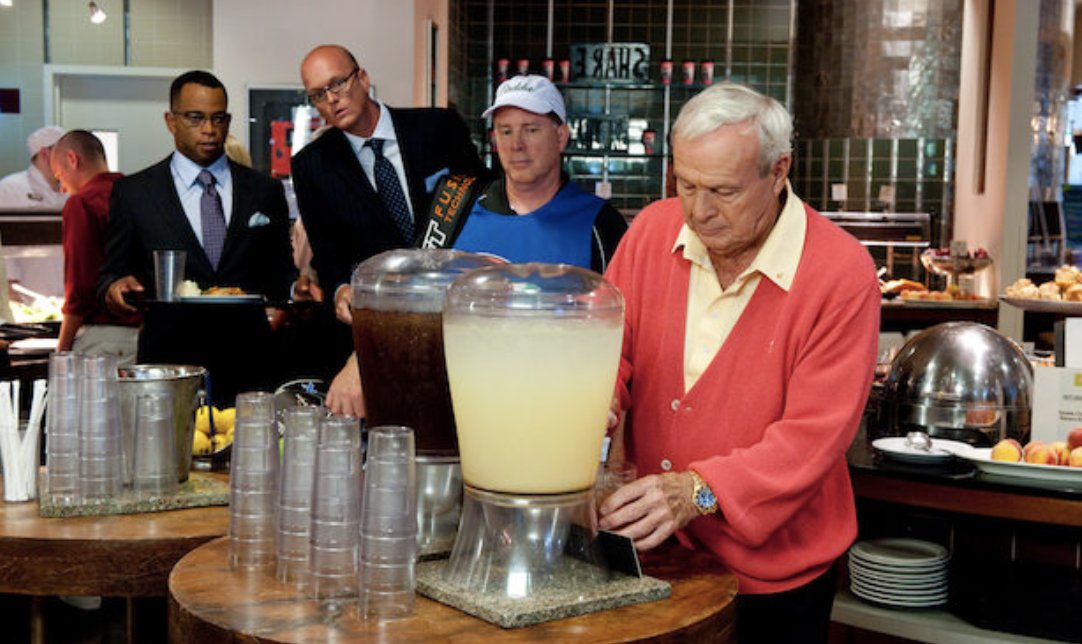 12) Perhaps his most famous investment, Arnold Palmer signed a beverage licensing agreement with AriZona Beverage Co. in 2001.The “Arnold Palmer”, an iced tea and lemonade mix, does over $200 million in annual revenue without a dollar spent on advertising.