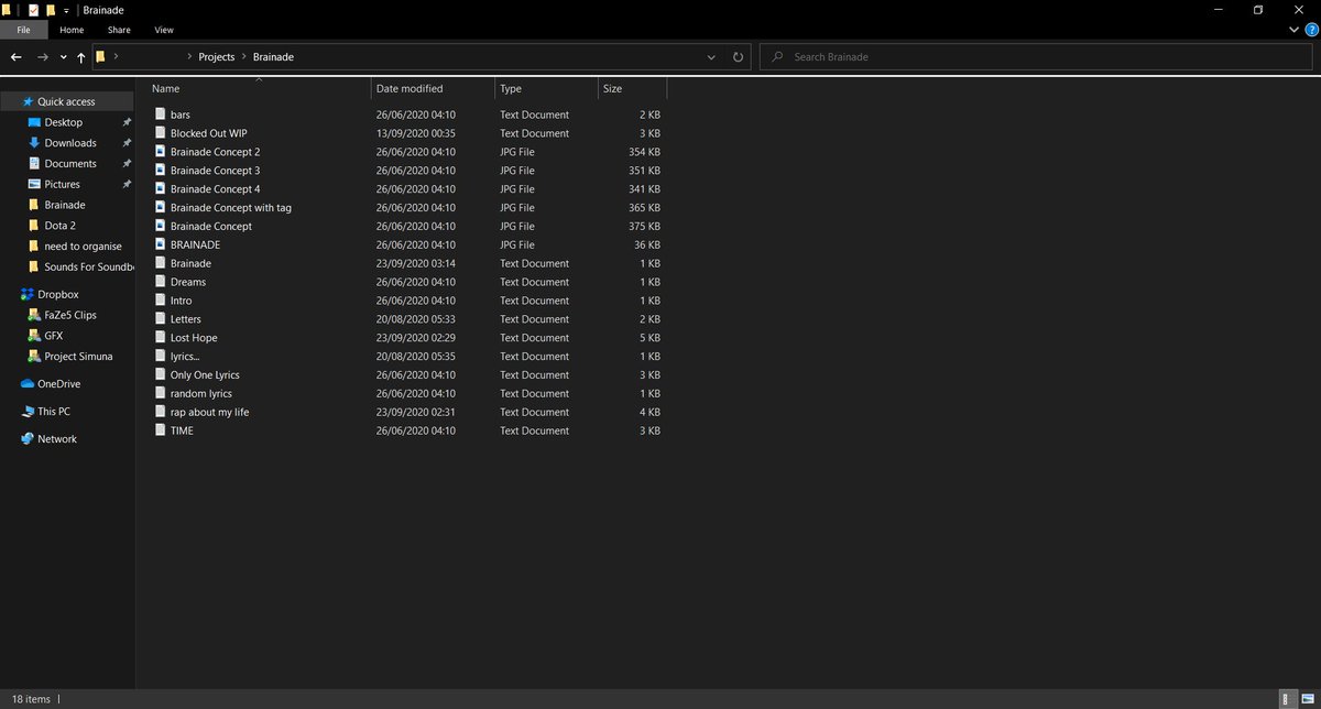 Mr_eVo_'s tweet image. for people aint thinking im about to drop an EP
this... this is my #Brainade folder right now...
sneak peek...