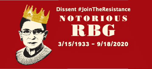 I was going to throw the coming-out party I never had but instead decided to throw a Resistance wake for the incomparable Notorious RBG, my hero I'm  at her loss. ALL Resisters welcome Tag to Invite Share what you like about RBG Snitch TagsOpen Thread