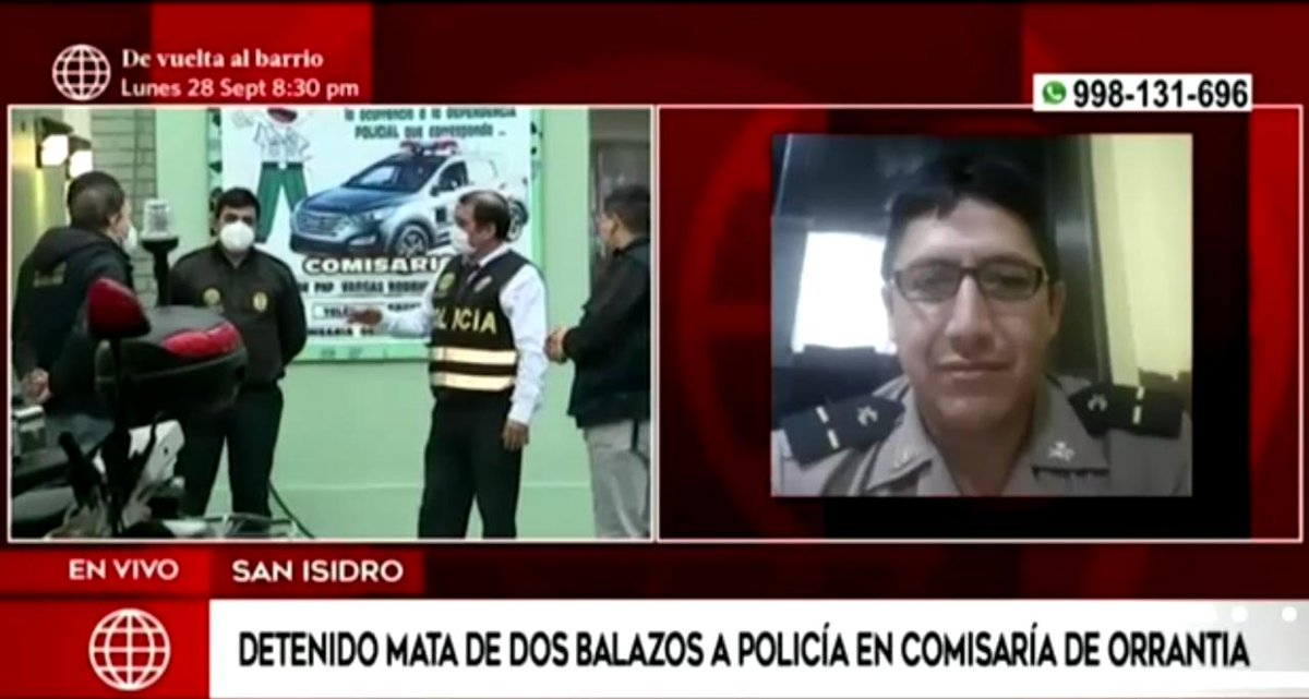 OttoGuibovich's tweet photo. Lamentable perdida de un valeroso PNP. Los protocolos de uso de esposas deben ser sin dudas, inclusive las armas en defensa propia. Condolencias a sus familiares y QEPD @PoliciaPeru @MininterPeru https://t.co/LRSylV4BiI