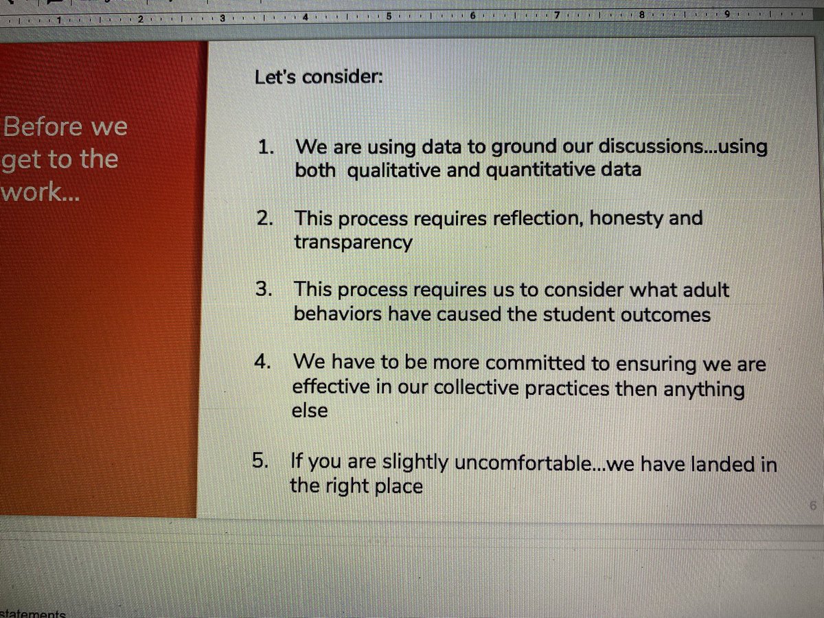 ElemEd_CCPS's tweet image. Reflecting on adult practices for school improvement..not easy work but the RIGHT WORK to improve student outcomes. I appreciate my staff for their willingness to reflect and be transparent in this process. #adaptivework #leadingthroughchange @TaskerAva