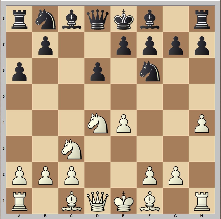 EugenePerel's tweet image. Modern treatment of the Najdorf opening in #chess is always surprising! White has tried 6.Rg1 (recent Nepo-@MagnusCarlsen) 6.Nb3 (Bartel) but 6.h4 scores the best! 🏹
Who can figure out the idea?
@ginger_gm would be proud of Henry the h-pawn!