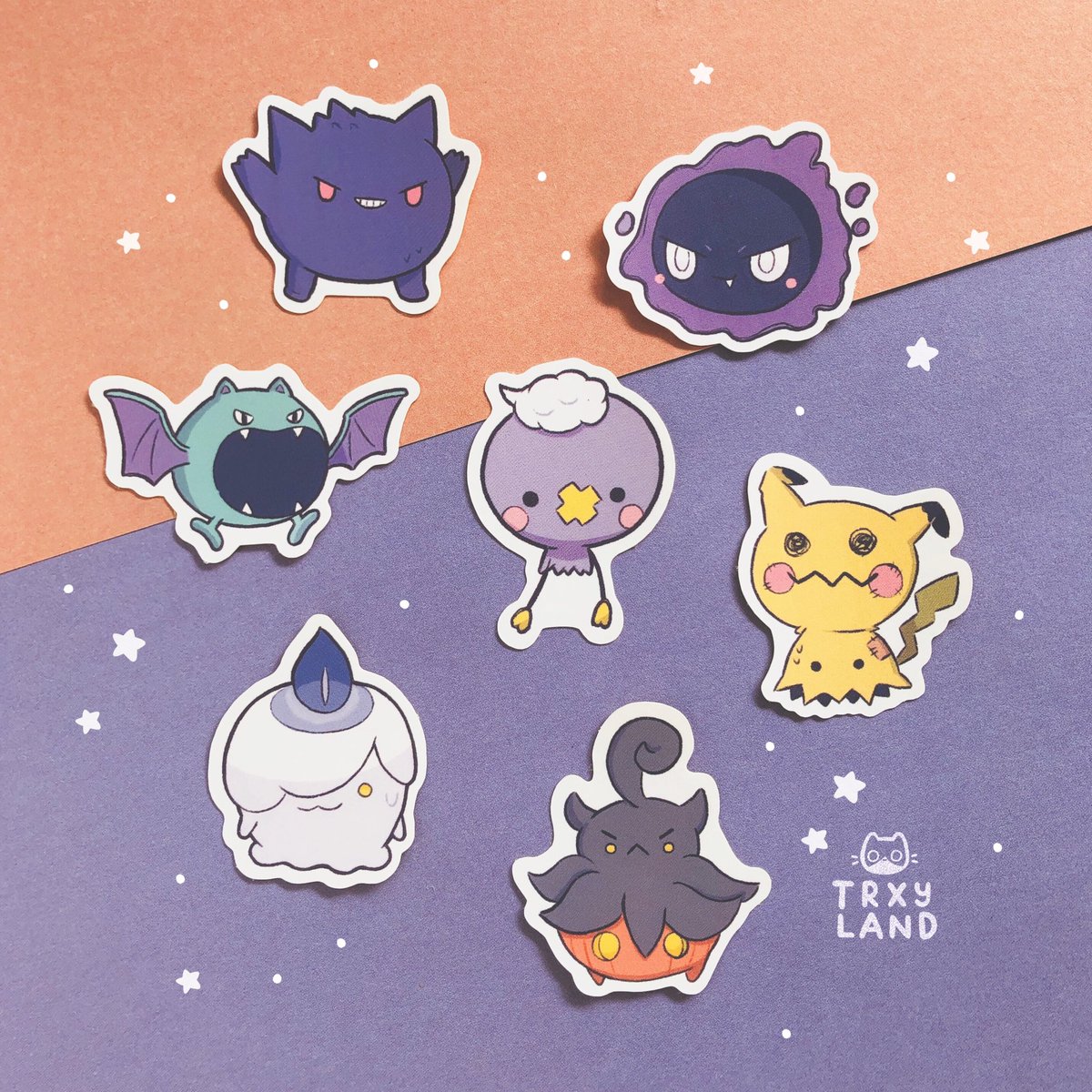 [RTs are ?] Shop update is here! New sticker sheets, spoopy mon stickers & vinyl stickers now available ??

There's also 15% off sticker sheets when you buy 3 or more for the next 1 week! 

Link in thread! 