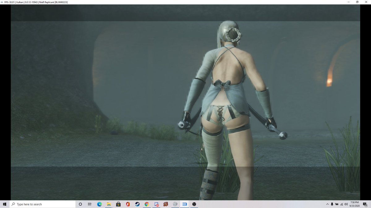 through the power of PS3 emulator scientists would able to see what kaine ass will look like in 4k in the remastered #NieR #NieRReplicant