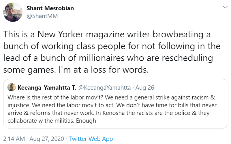 "WORKERS STRIKING TO OBTAIN GREATER CONTROL OVER THEIR WORKPLACE BUT ITS WOKE SO FUCK THEM. SIGNED, THE PROLETARIAN WHISPERER". shitting on strikes is this professional class larper's MO as befits his class interests, and when convenient he trots out "woke" rhetoric to advance it