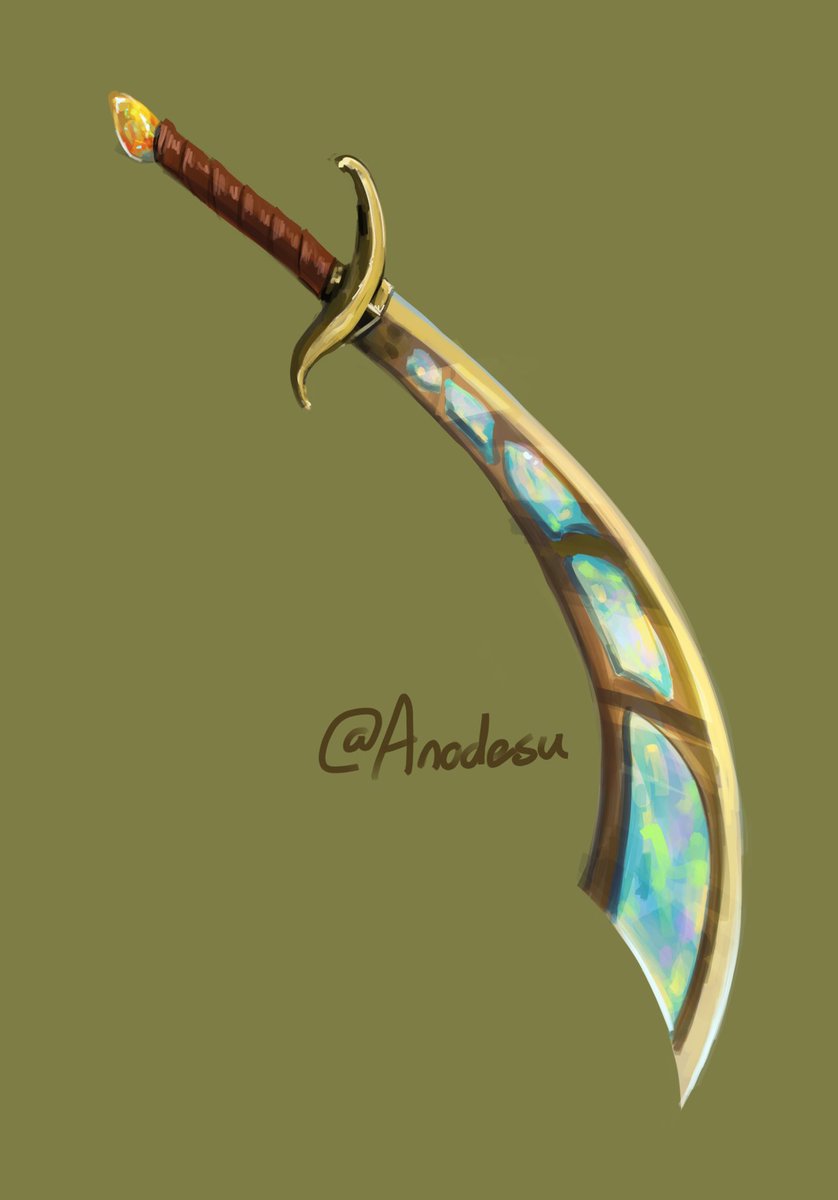  #Swordtember day 25: bejewelled.Opals!