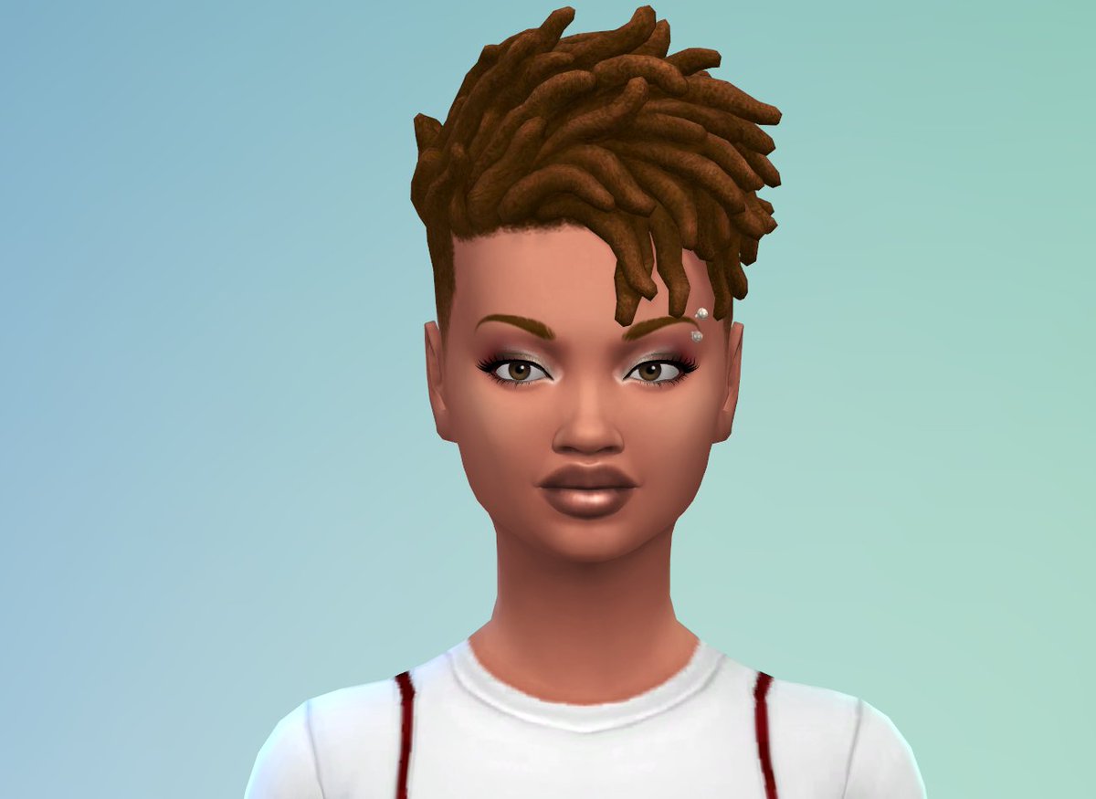 Margaery was the last triplet to age up. She ended up with the same hair as her great father Cameron had. I thought it was cute so I kept it. In fact all the triplets kept the hair they aged up with. I've decided that she will be the Scion to continue the legacy.