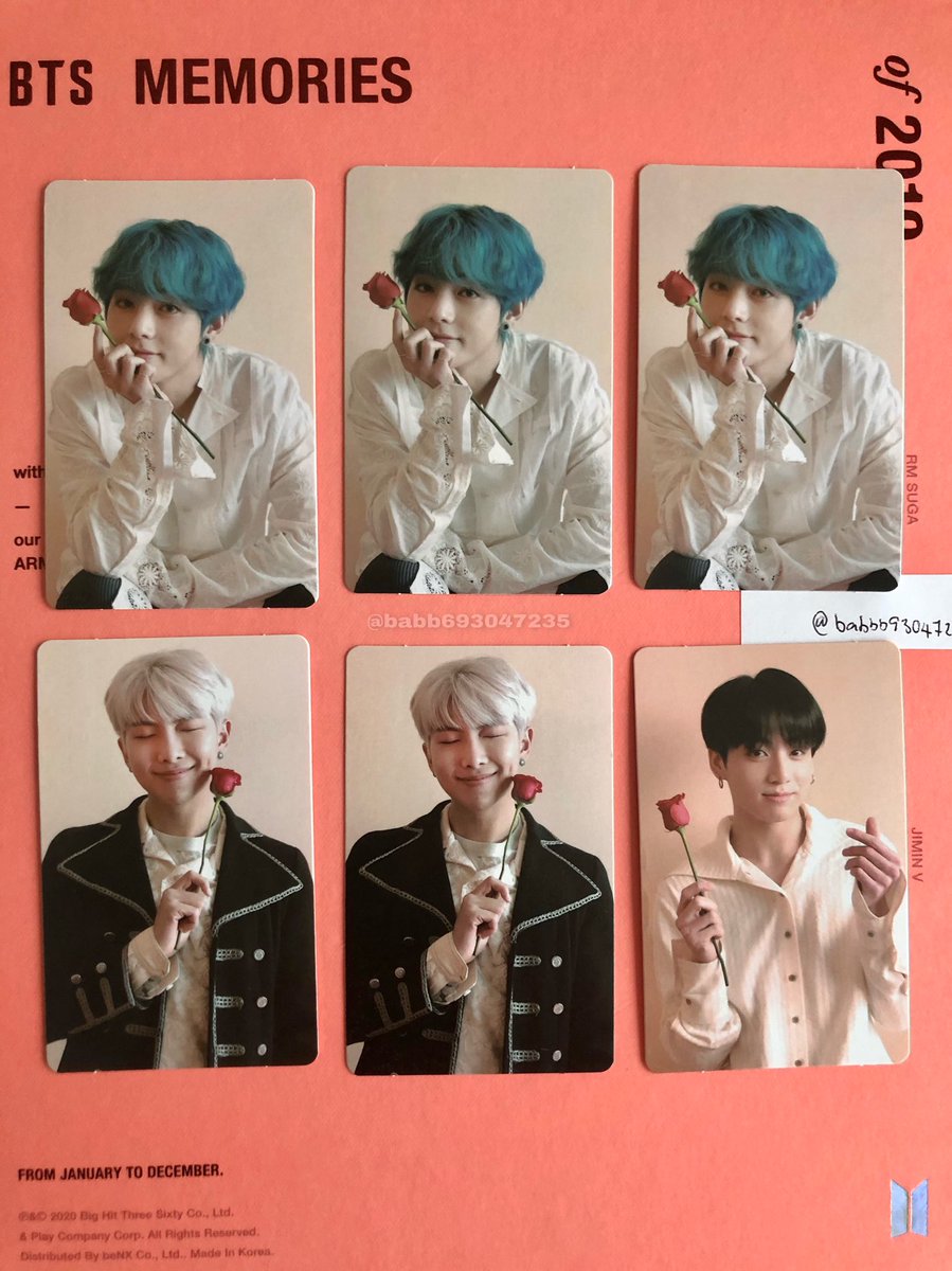 babbb93047235's tweet photo. [WTS] BTS Memories of 2019 DVD 
Photocard 

Have: RM/ namjoon $30
 v / Taehyung $45
Jungkook $ 50

WW: YES  ( dm for more info ) 😊

#BTS   #jimin #jungkook #jin    #rm #suga #v #jhope #wtt #wts #wtb #wtsbts https://t.co/MhocZyRJCL