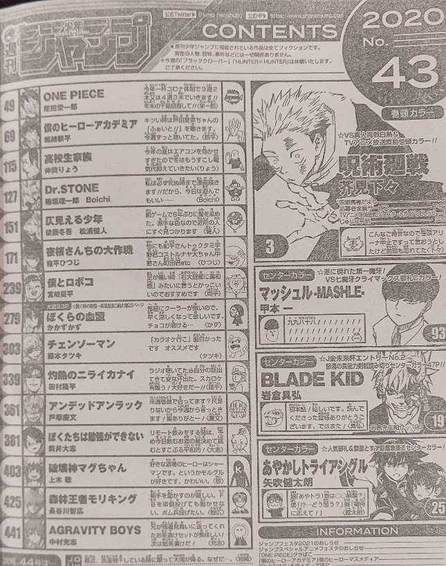 コング No Twitter ネタバレその1 ジャンプ43号ワースト5 アンデッドアンラック ぼくたちは勉強ができない 破壊神マグちゃん 森林王者モリキング Agravity Boys 夜桜が大躍進 只 ジャンプには打ち切り前の馬鹿上がりがあるので静観が吉 Wj43 T Co コング No Twitter ネタバレその1 ジャンプ43号ワースト5 アンデッドアンラック ぼくたちは勉強ができない 破壊神マグちゃん 森林王者モリキング Agravity Boys 夜桜が大躍進 只 ジャンプには打ち切り前の馬鹿上がりがあるので静観が吉 Wj43 T Co