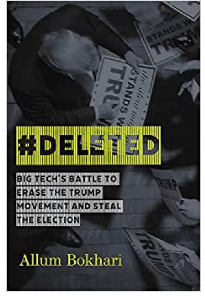 dmills3710's tweet photo. Revealed: The Shocking Full Extent of Big Tech Censorship of Conservatives

‘DELETED Big Tech’s Battle to Erase the Trump Movement &amp; Steal the Election’ by Allum Bokhari

#BreakupMonopoly

@POTUS @freedomcaucus @JusticeATR @LLinWood
https://t.co/wDZ0SIQR6p
https://t.co/SgCuODJWdG https://t.co/M6i1Fpckxi