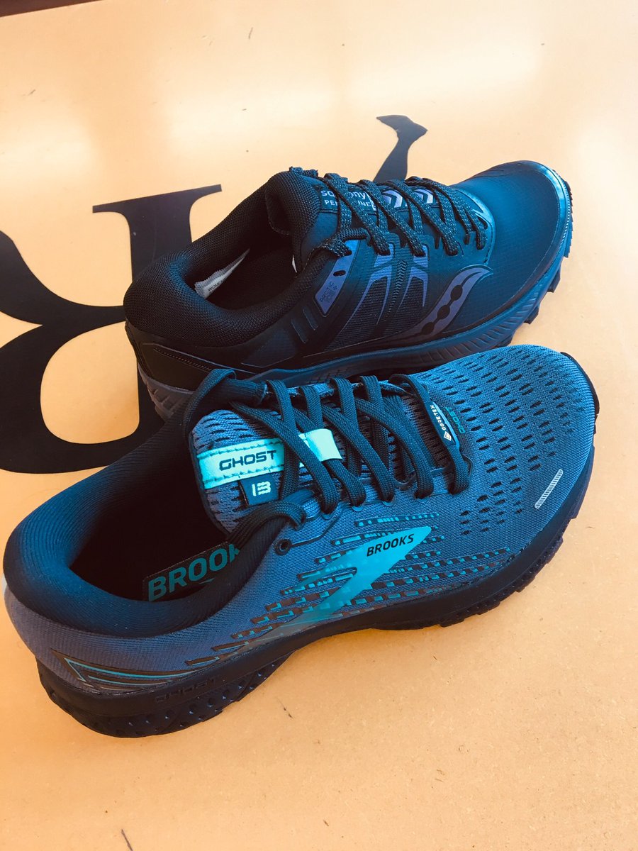 Brand new in store Brooks Ghost 13 GTX and Saucony Peregrine Ice+