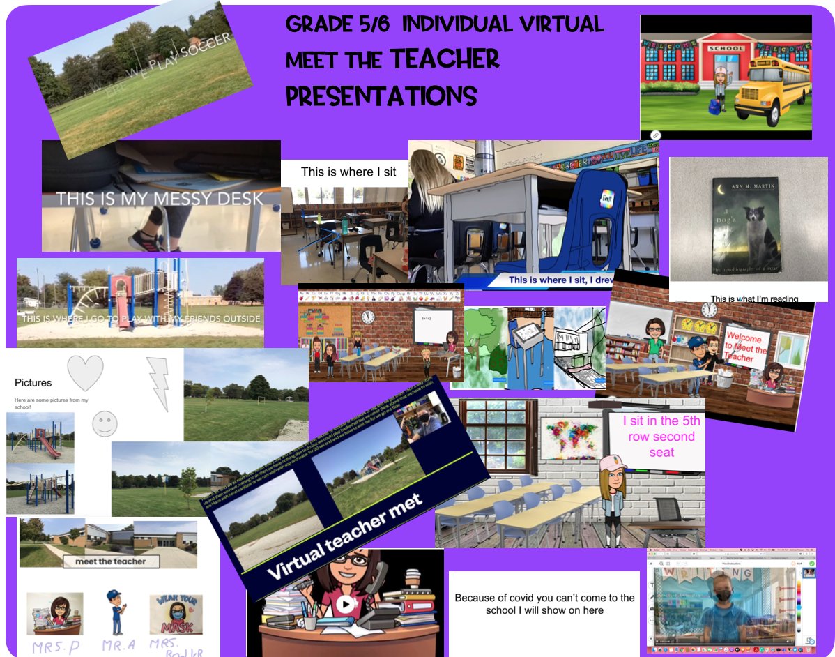 <a href="/TACSSchool/">Thamesville School</a> Grade 5/6 Students virtual Meet The Teacher Night! Ss used Clips app, Tayasui Sketches app, Google Slides for Bitmoji Classrooms, and <a href="/Seesaw/">Seesaw</a> to give their Parents a glimpse into their school day! #22happyTACSstudentstobebacktogetheragain <a href="/LKDSB/">Lambton Kent DSB</a>