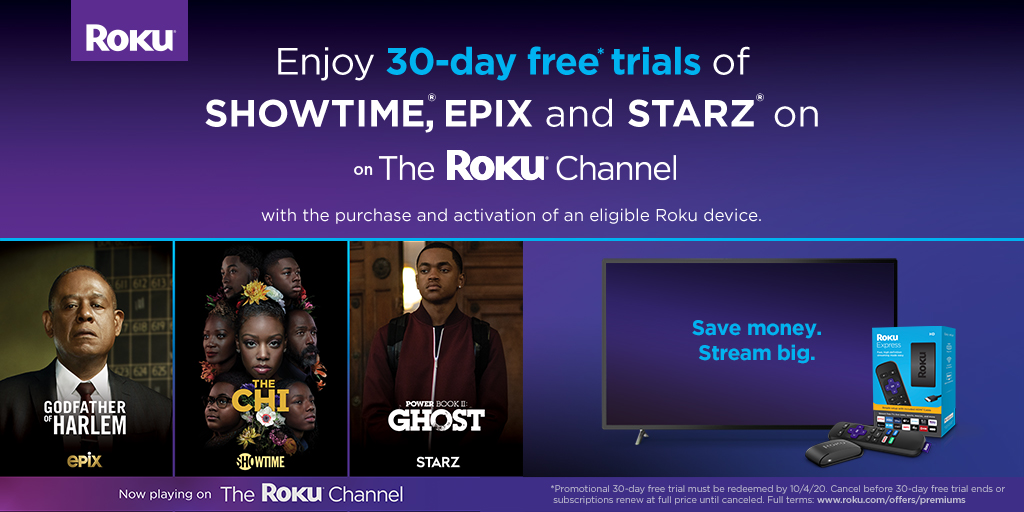 Showtime Roku Channel Free Trial Roku Showtime Free Trial 2025