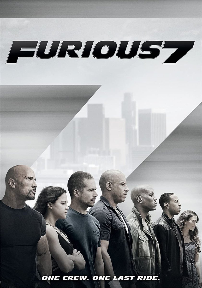 25. Furious 7 (2015) dir. James Wan