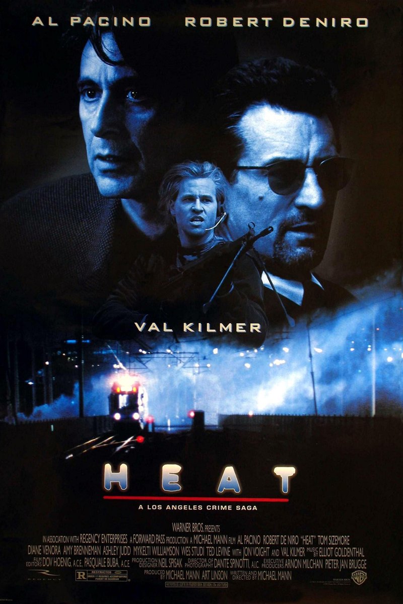 22. Heat (1995) dir. Michael Mann