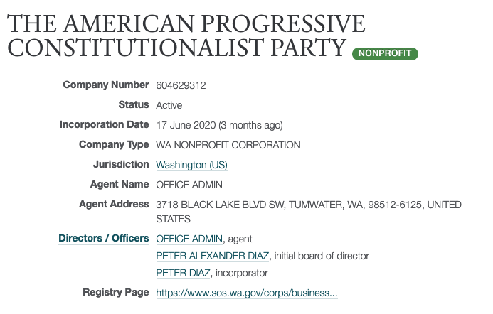 11/ As for Alan Swinney, after a summer of violence, he now claims that there's a warrant for his arrest.American Wolf, using the name the American Progressive Constitutionalist Party, is using  @AskPayPal to fundraise for his legal defense.