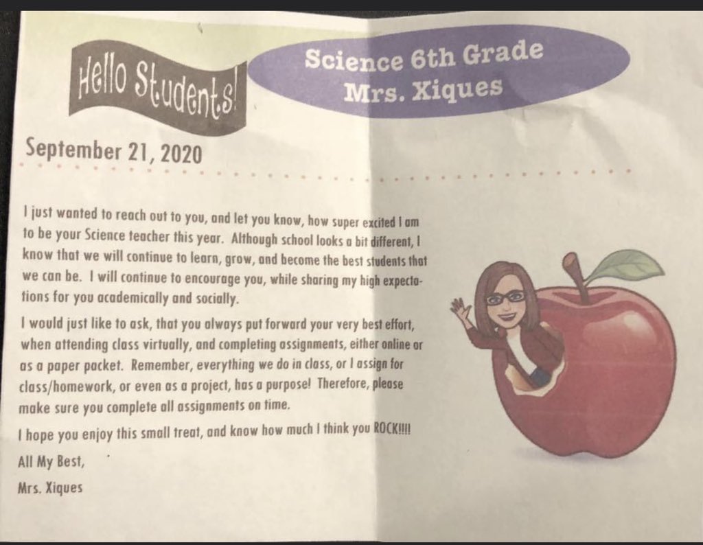 #SteppingUpOurGame Shout out to HCMS 6th Grade Science Mrs. Shannon Xiques!