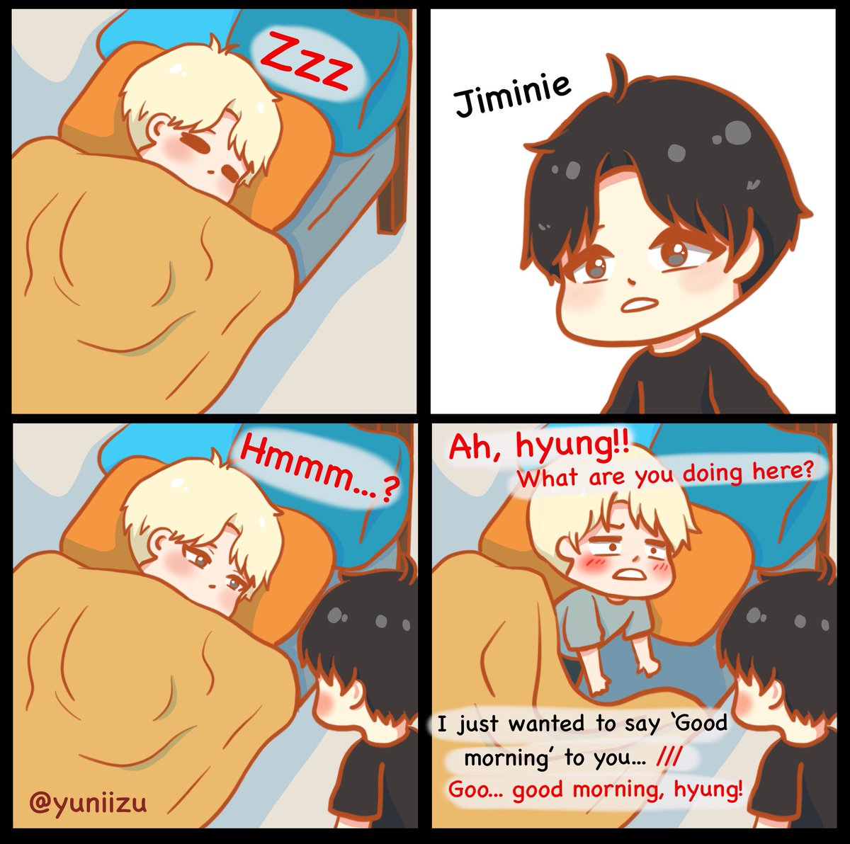 wallpapers English Yoonmin Chibi Comic butter lockdown on twitter cute