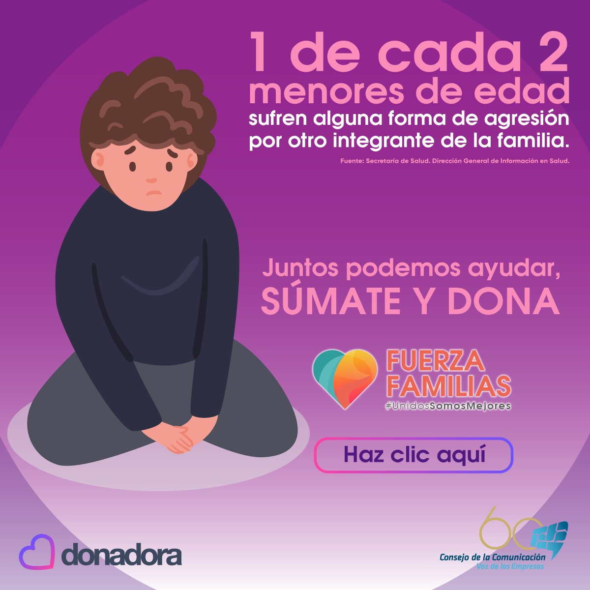Hagamos de nuestro hogar el lugar más seguro y cálido. 👌
Conoce más de este movimiento, súmate y dona.
📲donadora.org/campanas/forta…
#FuerzaFamilias #UnidosSomosMejores 👨‍👩‍👧‍👦