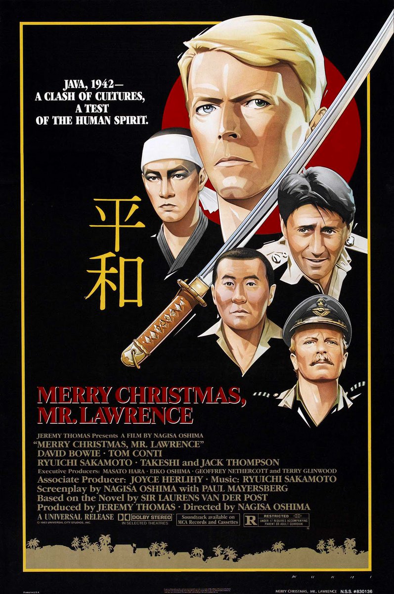 6. Merry Christmas Mr Lawrence (1983) dir. Nagisa Oshima