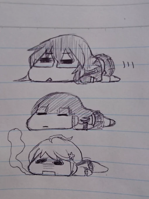 #なぜ描いたかわからないイラスト晒せ 