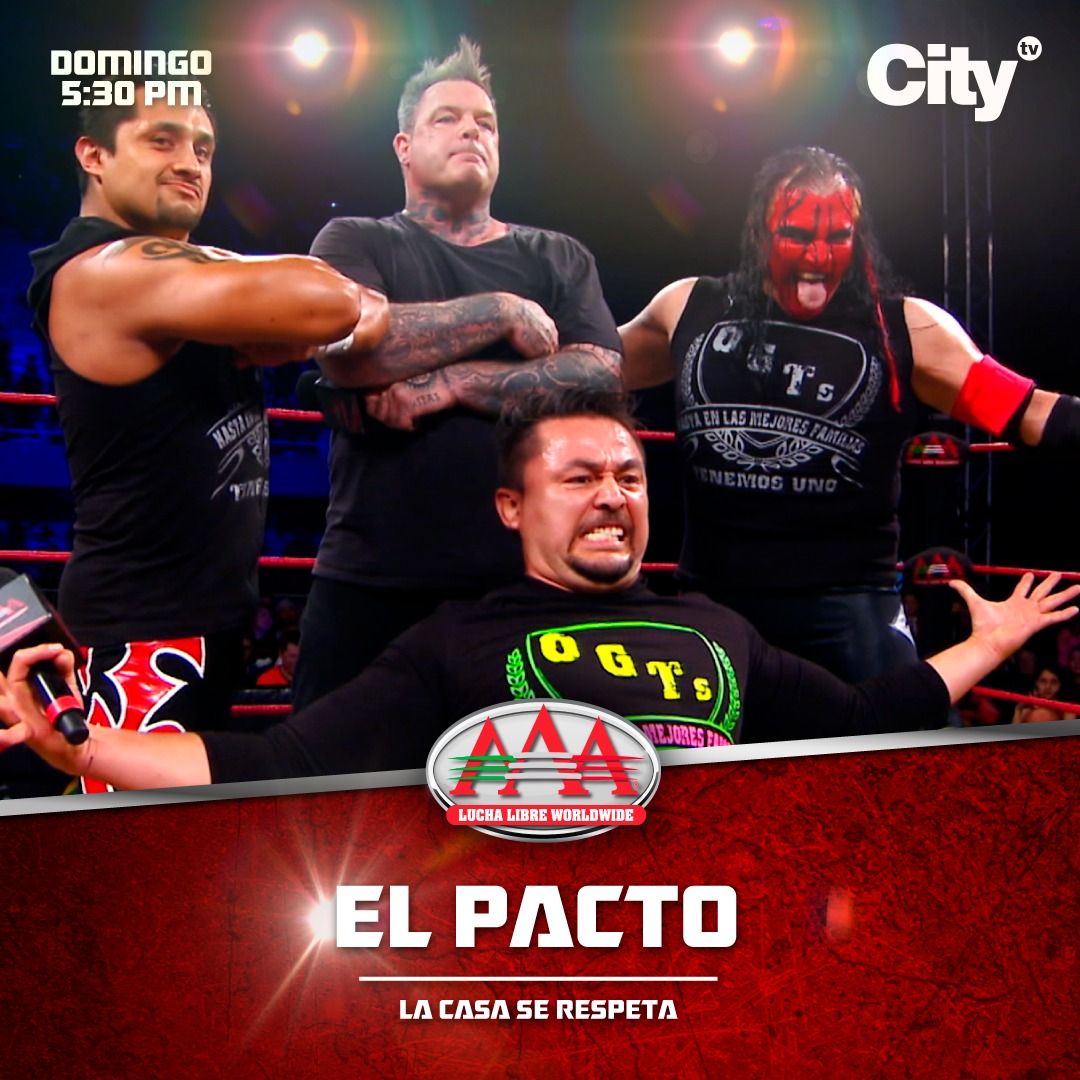 LuchaAAA_COL's tweet photo. ¡Lucha Libre AAA, se respeta señores!

Después del pacto entre Vampiro y los OGT's del domingo veremos como este equipazo defenderá el #TeamAAA 💥

#LuchaLibreAAA https://t.co/Tn1xuT5m5M