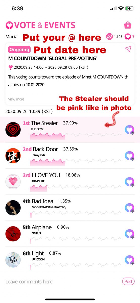 What your screenshots should have:1. the stealer somewhere on the photo. 2. Your @ somewhere VISIBLE on the photo. 3. The date somewhere VISIBLE on each photo.  Below I will include a thread of tutorials from  @TBZSupportTeam on how to vote for each app.