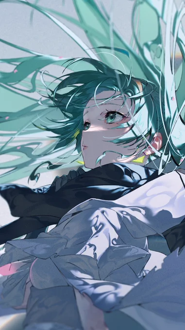 本日と明日19時より、INSPIX LIVE上で開催の『初音ミク GALAXY LIVE 2020』の応援イラストをティザームービーに続いて描かせていただきました。
入場無料ですので是非ご覧ください～ 

https://t.co/bf9PnsFbyh 

#初音ミクギャラクシーライブ 
#INSPIX 