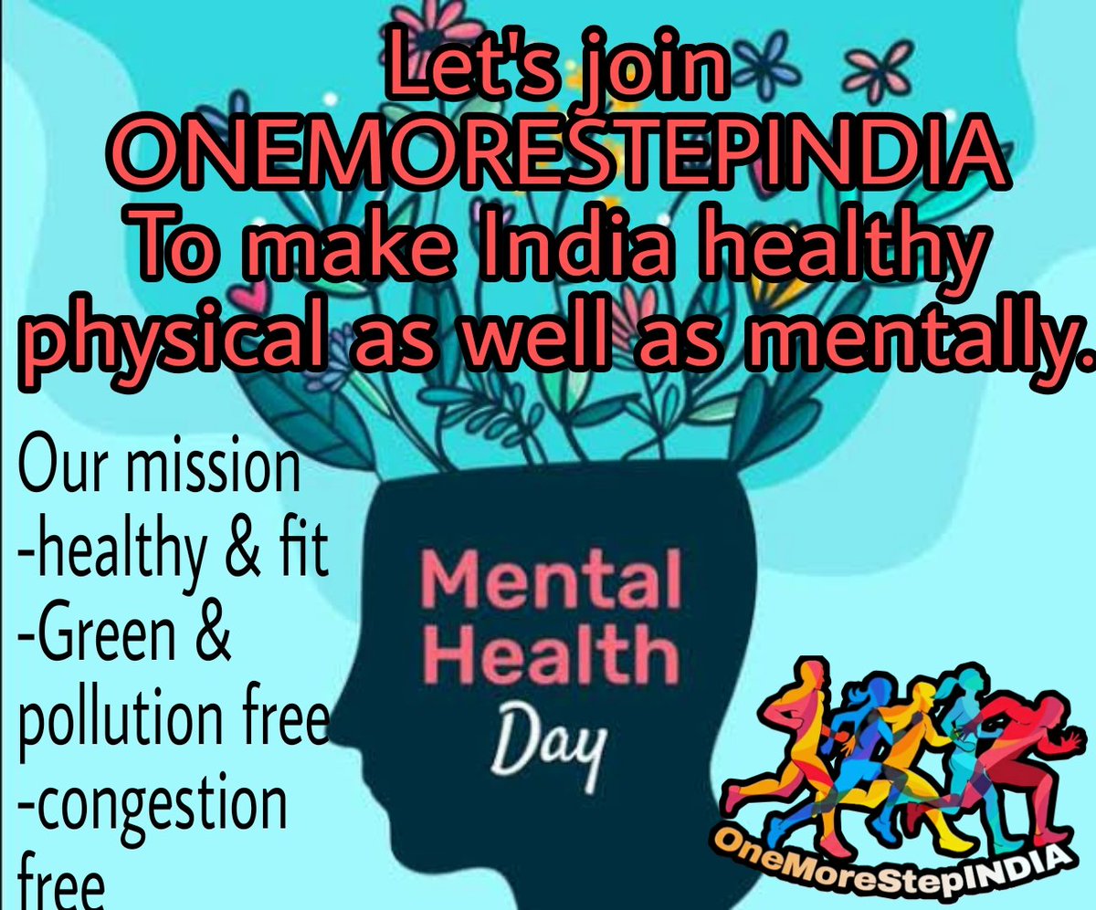 OnemorestepIND's tweet photo. #onemorestepindia is taking pledge to make india healthy physically as well as mentally.
#stayhappy #stayfit #StayHealthy

@MoHFW_INDIA @AyushmanNHA @SatyendarJain @narendramodi @AmitShah https://t.co/ns21UDBe18