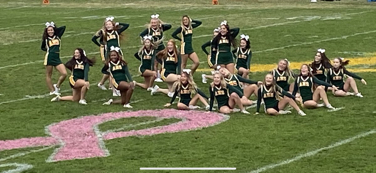 AudubonPS's tweet photo. The 2020-2021 Cheerleading squad is Audubon STRONG! Way to represent. https://t.co/1qtWBrNNEY
