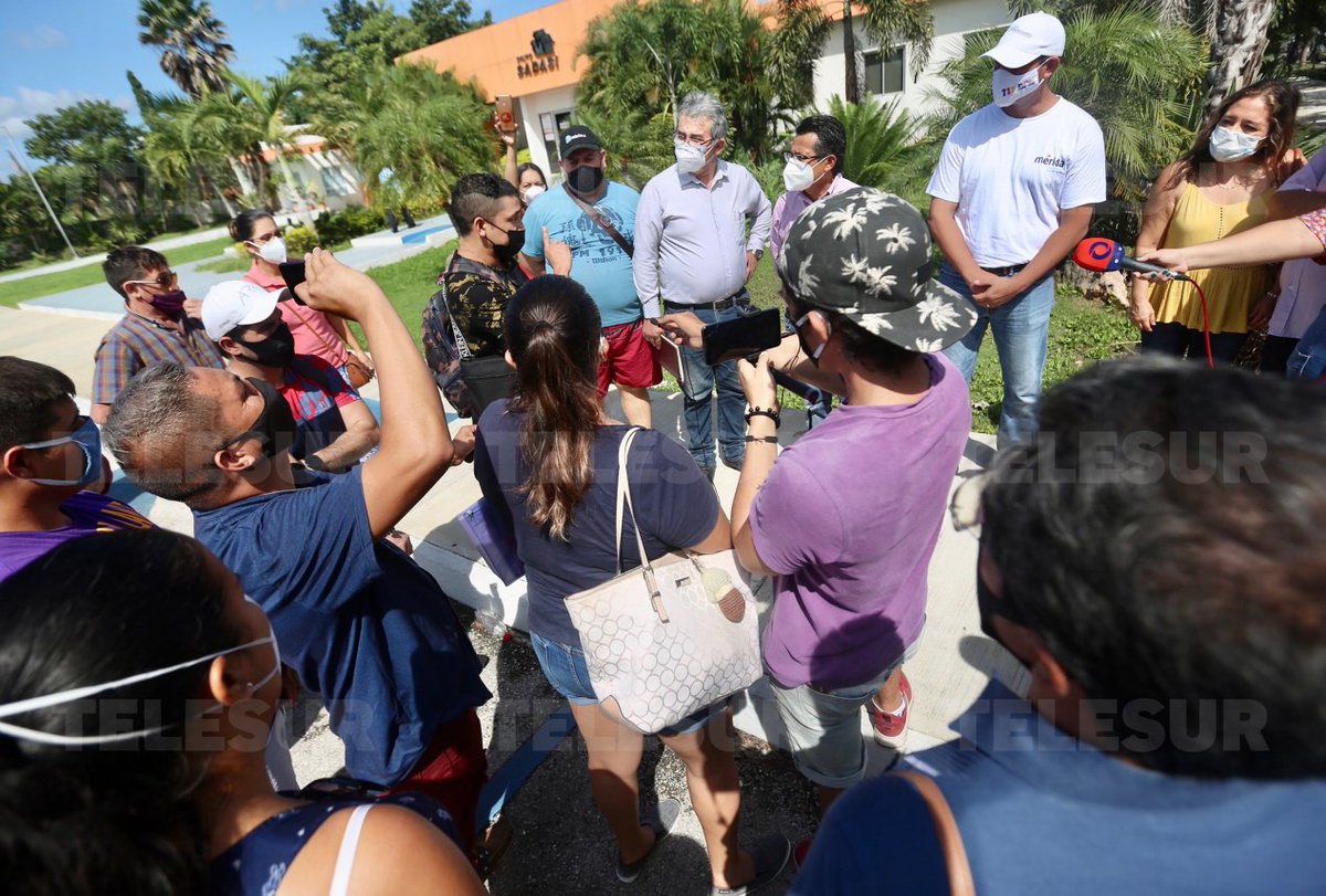 mepaftn's tweet image. POR LAS INUNDACIONES, PROTESTAN VECINOS DEL FRACCIONAMIENTO LAS AMÉRICAS EN LAS OFICINAS DE SADASI