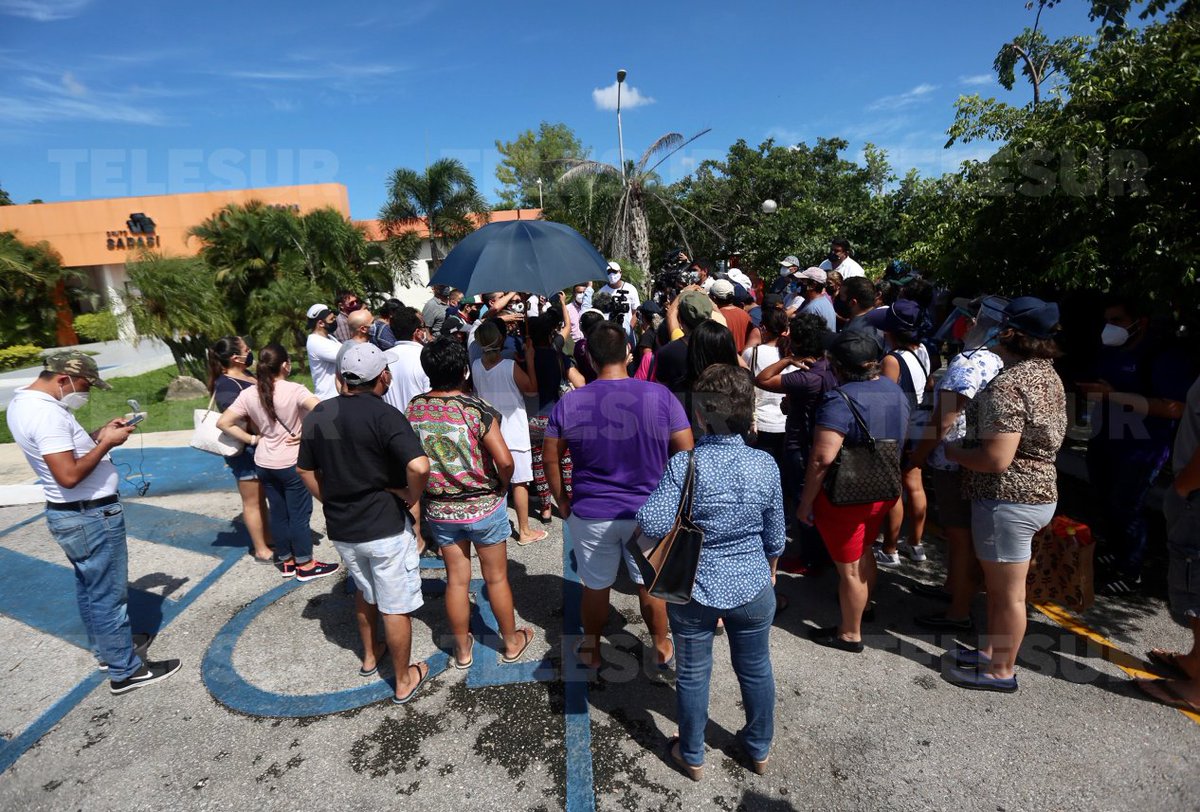 mepaftn's tweet image. POR LAS INUNDACIONES, PROTESTAN VECINOS DEL FRACCIONAMIENTO LAS AMÉRICAS EN LAS OFICINAS DE SADASI