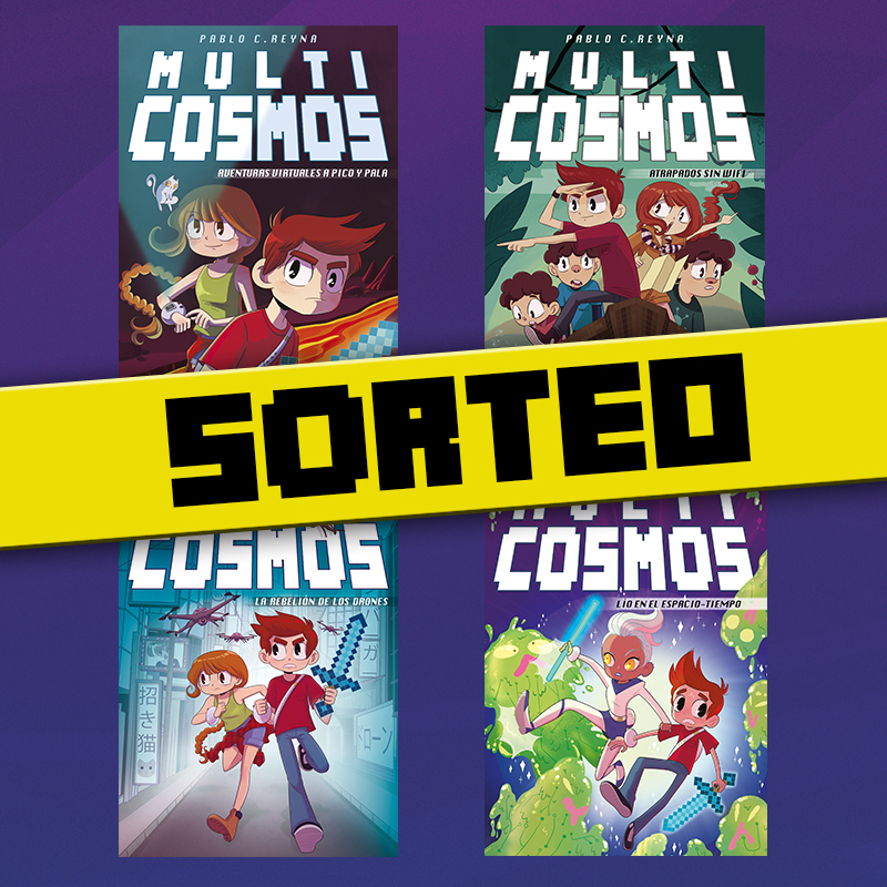 tormenta_libros's tweet image. 🌟¡¡¡SORTEO!!!🌟
Con motivo del aniversario del desenlace, sorteamos 9 ejemplares de «MULTICOSMOS. Aventuras virtuales a pico y pala» (bit.ly/2GByh8o) dedicados.
🔁RT para participar. #infantil #sorteo
