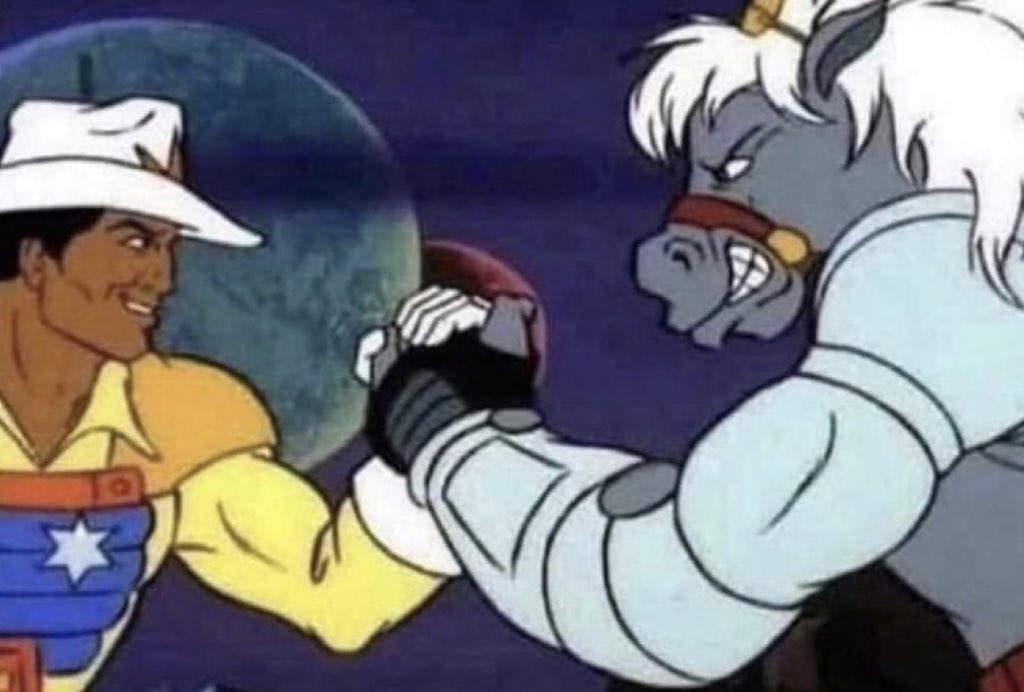 wenn du einen porno schaust und in der selben sekunde kommst wie das pferd