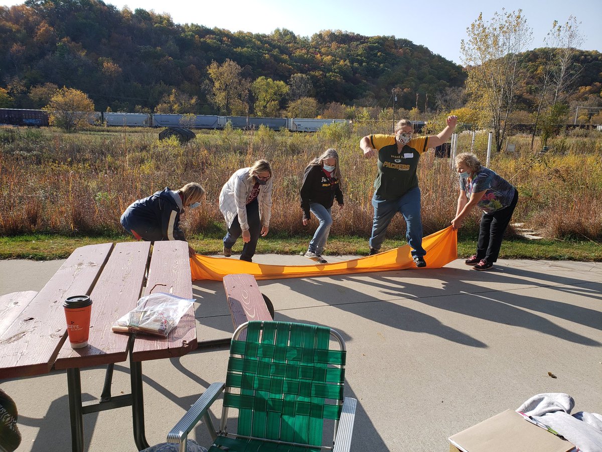 cpthom11's tweet photo. First in-person offering since March!! Couldn't have picked a better day to spend outdoors with early educators! @ISUExtension @IowaCCRR @Nature_Explore @IowaAEYC #humansciences #STRONGIOWA https://t.co/RZvgxusMFz