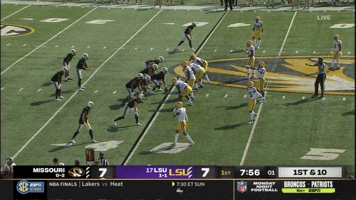 LSU-Mizzou is an instant A grade. Looks great in the matchup as well as for each individually. Coach O is styling as well