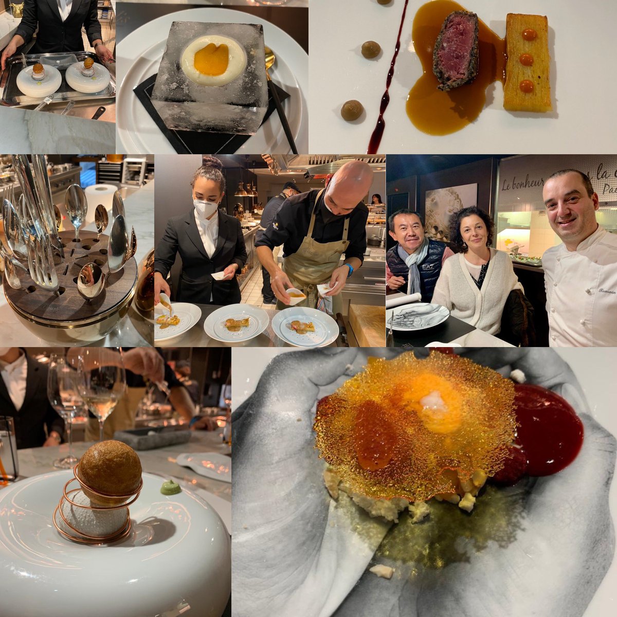<a href="/caelisbcn/">Caelis, Barcelona</a> alta gastronomia, placer de los sentidos y servicio impecable!!! Merci <a href="/romainfornell/">Romain Fornell</a>