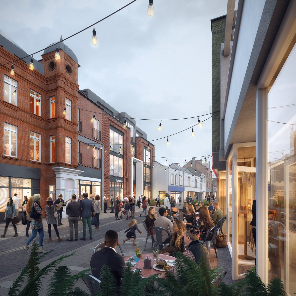 The proposals for the Nicholson Quarter include Nicholson Yard, a place to stop off for street food.

A draw for foodies, packed with quality street food and restaurants to serve your appetite.

Visit nicholsonquarter.co.uk to find out more. 

#regeneration #maidenhead