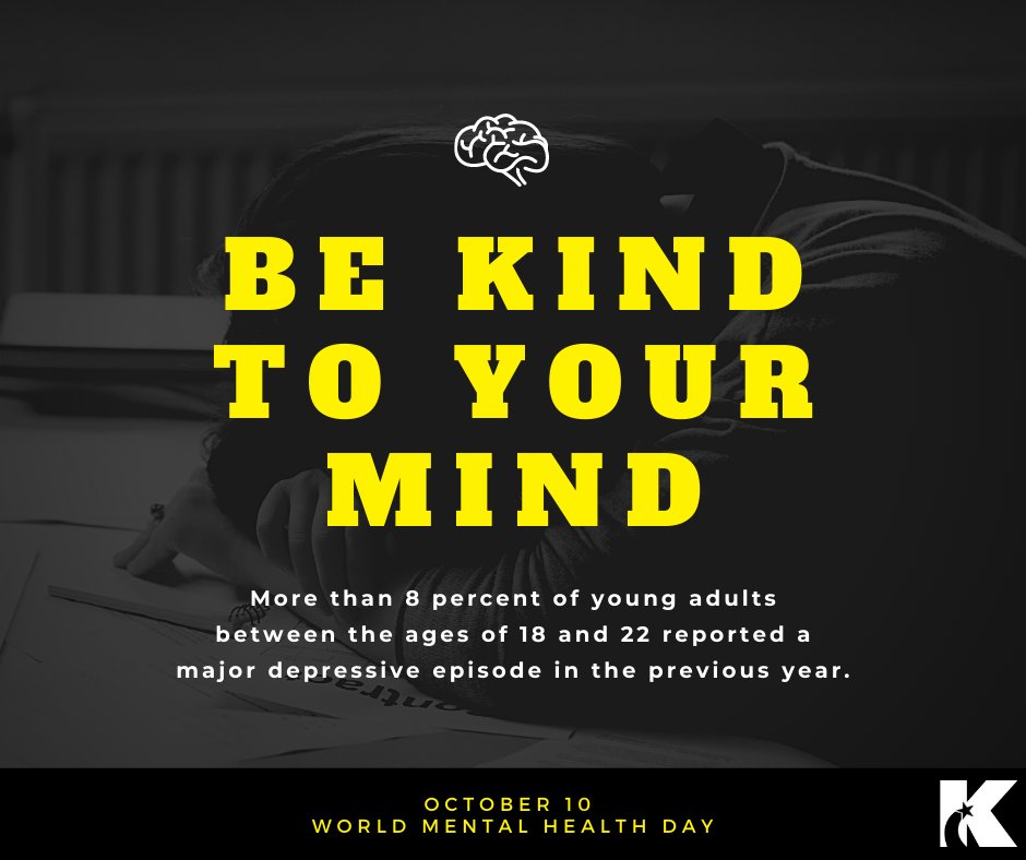 On #WorldMentalHealthDay, we’re reminded to invest in ourselves. 

Be kind to your mind. 

For more mental health resources, you can check out our Counseling and Family Wellness YouTube channel at kisd.us/familywellness.