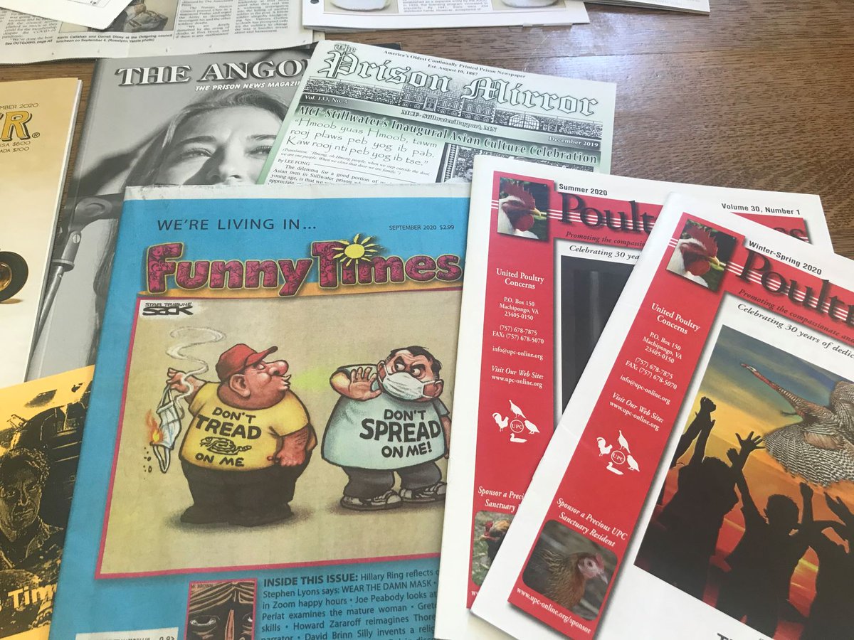 It's #NationalNewspaperWeek! Here’s just small sample of thousands of publications, newspapers, journals & magazines we collect here at @WisHistory. What’s your all-time favorite newspaper or magazine? #wisconsinhistory #BIGHistoryIsHappening https://t.co/stItqCVPaS