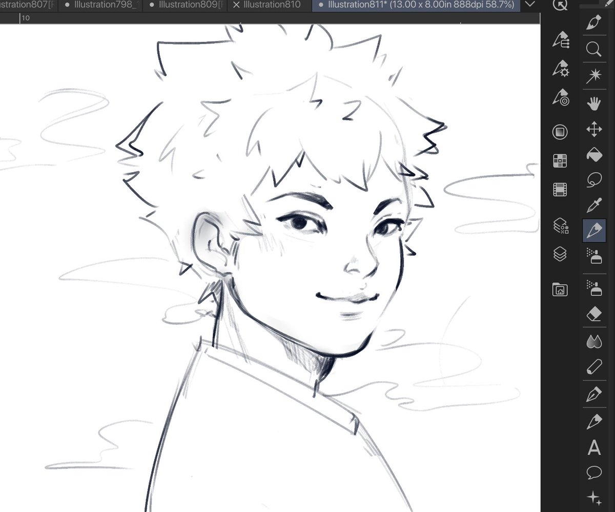 i went with an older hinata, tried and gave up halfway ?? 