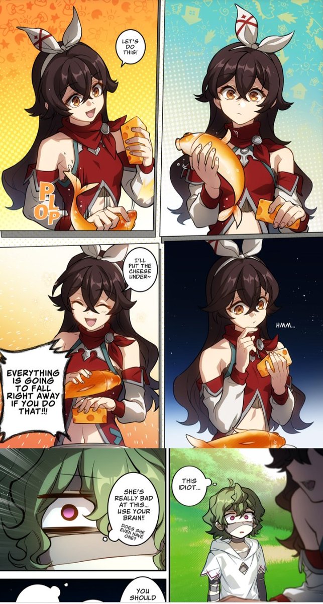 Genshin Impact Out Of Context Manga Amber