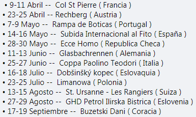 HillClimbLocura's tweet photo. Tenemos calendario para el Cto. de Europa de Montaña 2021. #EHC #HillClimb https://t.co/HKrGHrqXiE