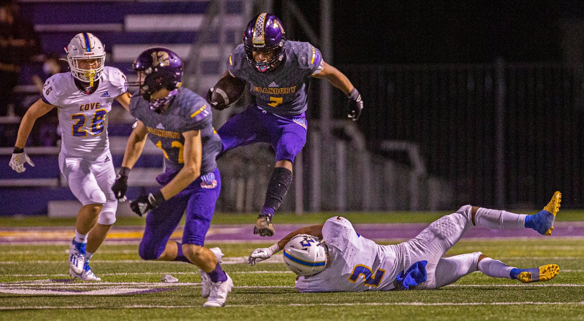 It was another solid performance from <a href="/zachwatson03/">Zachariah Watson</a>, leaping over defenders and scoring touchdowns. 
#Homecoming2020 #GranburyHighSchool
<a href="/granburyisd/">Granbury ISD</a>
<a href="/GranburySports/">GranburySports</a>
<a href="/HoodCountyNews/">Hood County News</a>