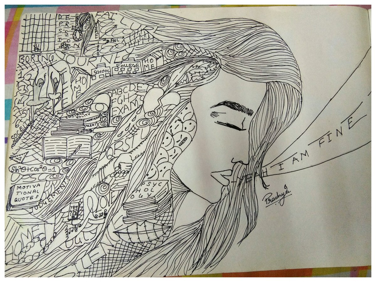 MissCogent's tweet photo. You don't have to struggle in silence.  Mental health matters! 
Let's help ourselves and others.  Spread the love and share ur care. 
#WorldMentalHealthDay #MentalHealthAwareness #MentalHealthMatters #SharingIsCaring #doodle #yesiamfine https://t.co/RStRf2kpcX