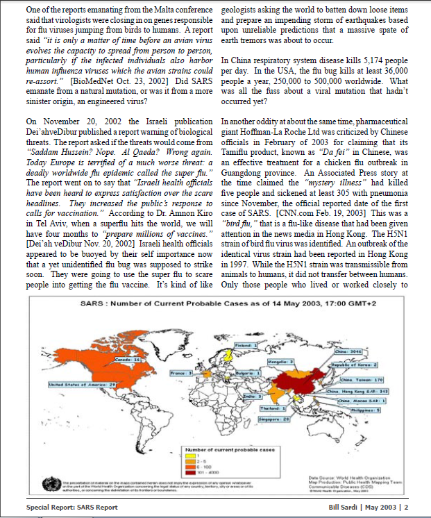 4. Page 2 - Israel, Bird Flu, H5N1, Tamiflu