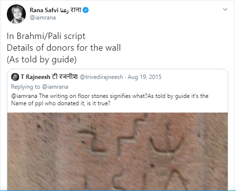 More gems of wisdom from the award winning "historian".Pali is NOT a language. It is a SCRIPT.Such great wisdom has not hitherto dawned upon anyone https://twitter.com/iamrana/status/633985609225207808