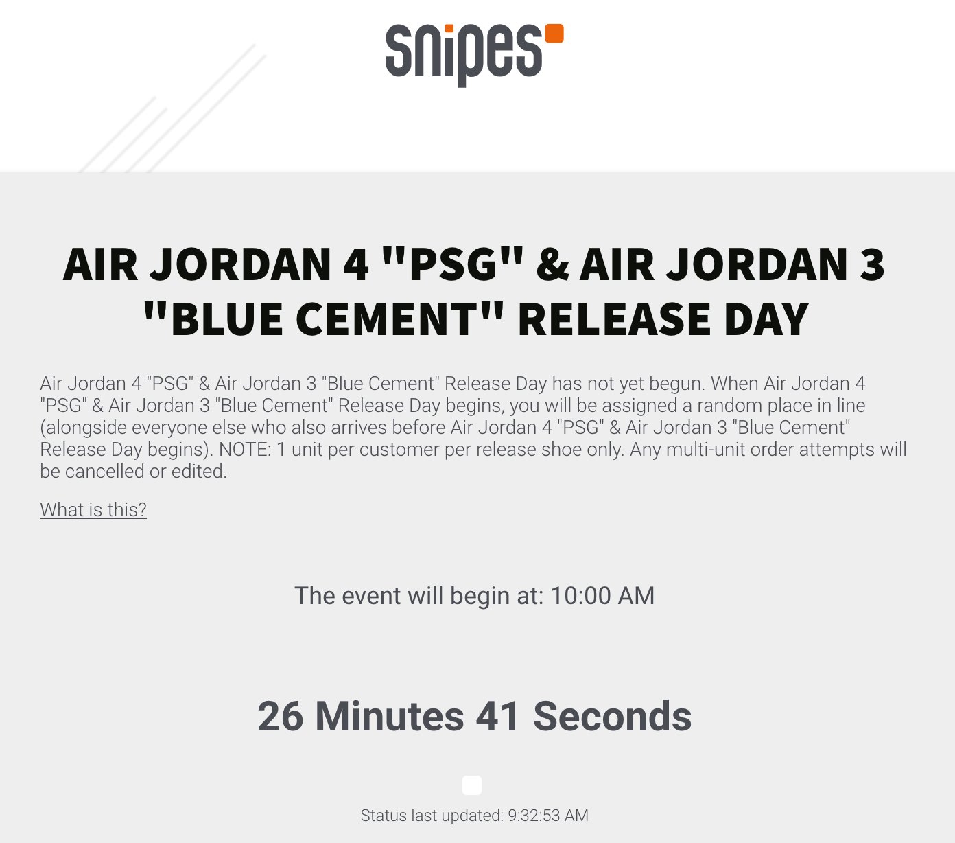 jordan 4 psg snipes