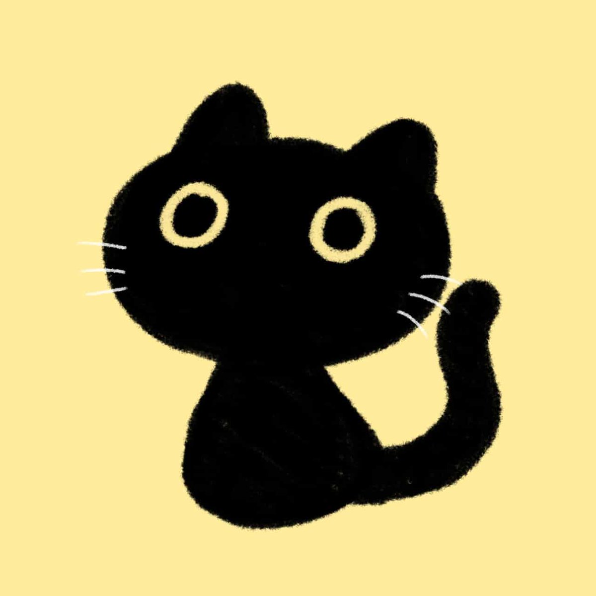 笑い猫 黒猫フリーアイコン T Co Guach8piie Artstreet Medibang フリーアイコン選手権 黒猫